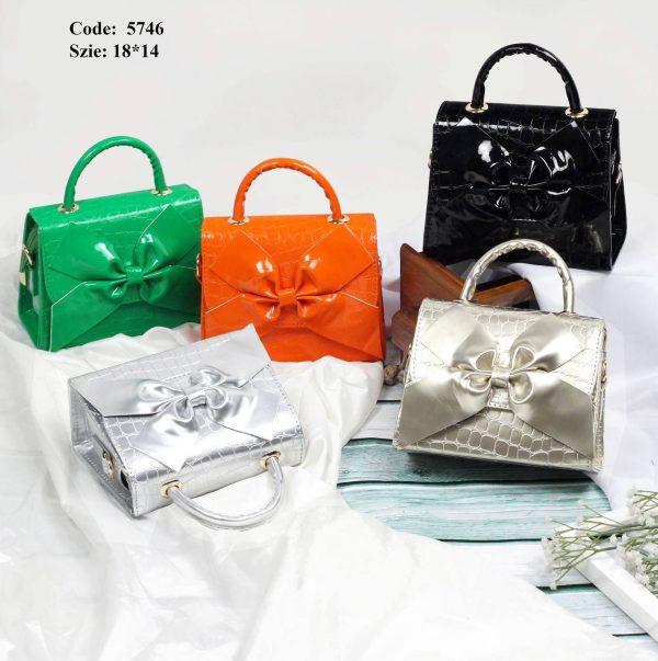کیف پاپیونی ورنی 5746 - Image 2