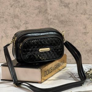 کیف مشکی ورنی 21851