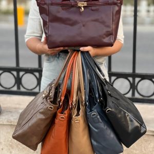 کیف بزرگ زنانه جلو قفل دار
