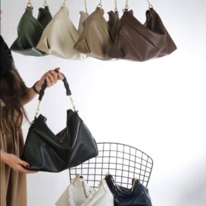 کیف بزرگ زنانه دسته بافت 4501